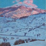 Leonardo Dudreville, Paesaggio invernale, 1908-1909. Museo d'arte della Svizzera italiana, Lugano. Collezione Città di Lugano. Donazione Chiattone