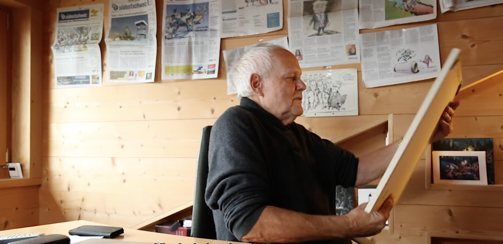 Orlando Eisenmann, 2021, © Verein Gezeichnet / Michele Andina, https://www.youtube.com/watch?v=M2HfAwnW79Y
