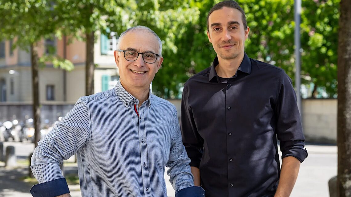 Pasquale Ferrara (links) und Lukas Lippert - Foto: «investigativ.ch» / Raphael Huenerfauth