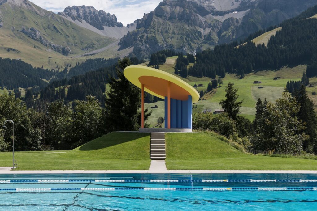 Panorama-Schwimmbad Grube Adelboden (BE) - Foto: © Tanja Schätz, Schweizer Heimatschutz