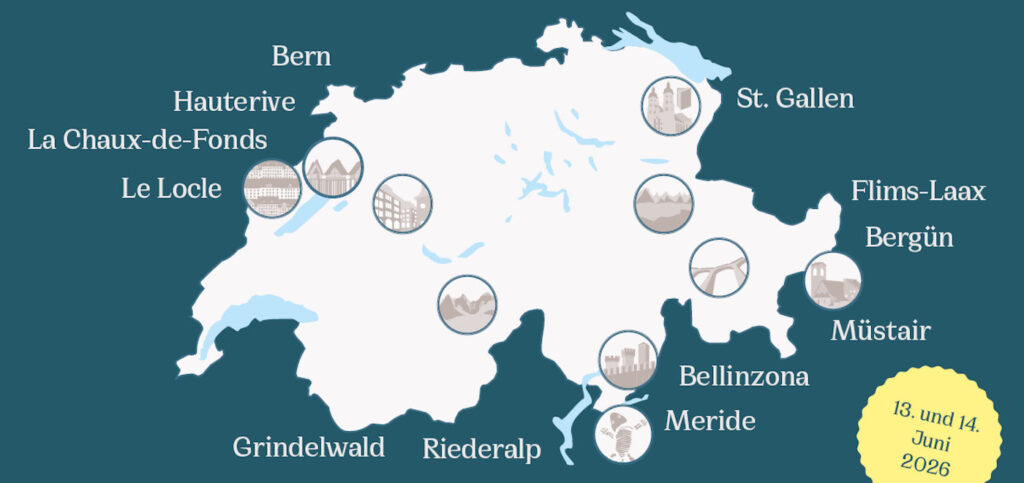 10 Jahre Welterbe Tage 2026 Banner Karte DE