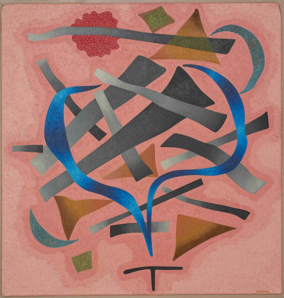 Otto Nebel, Aufgelockert, 1956 Öl auf Leinen, 53.5 x 52 cm Otto Nebel-Stiftung