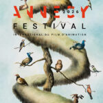 Affiche Annecy 2026 © Randall Finnerty, https://www.annecyfestival.com/actualites/annecy-devoile-son-affiche-2026