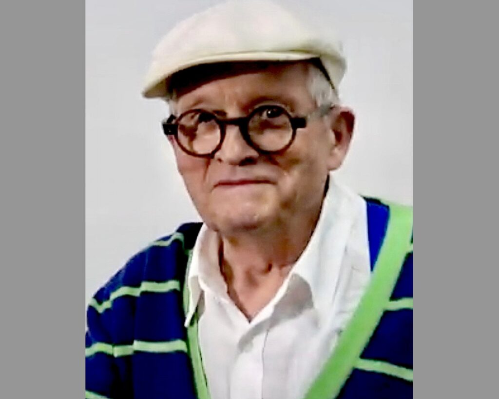 David Hockney, 2017 - Foto: Connaissance des Arts, https://www.youtube.com/watch?v=2W1jk4zZkCk
