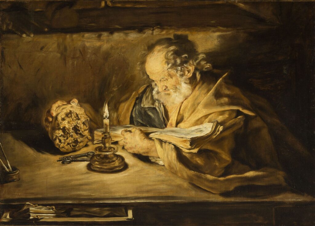 Giovanni Serodine, San Pietro in carcere, ca. 1628-1630, olio su tela, Pinacoteca cantonale Giovanni Züst, Rancate. Fotografia/ Roberto Pellegrini