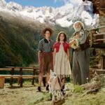 «Heidi», Lancierungsbild Koproduktion RTL+/SRF (v.l.) Janos de Weck als Peter, Neah Hefti als Heidi und Christian Kohlund als Alpöhi, 6.6.2026 - Foto: © SRF/RTL+ / Pascal Bünning