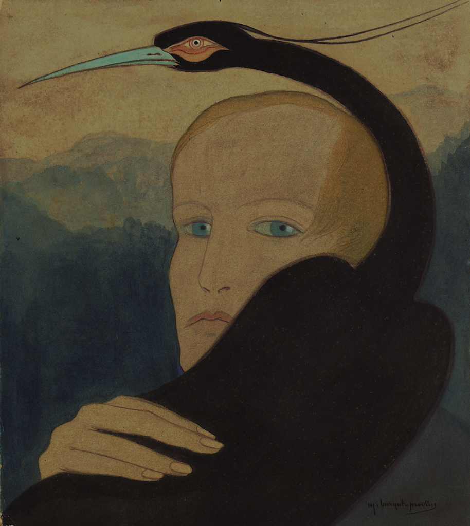 Marguerite Burnat-Provins (1872-1952): «Der schwarze Vogel» (Oiseau noir)