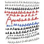 Pascal Vonlanthen, sans titre, 2015, encre de Chine et feutre sur papier [page de cahier] © CREAHM, Fribourg / Collection de l’Art Brut, Lausanne. Photo: Claudina Garcia, Atelier de numérisation – Ville de Lausanne - Graphisme: Omnigroup