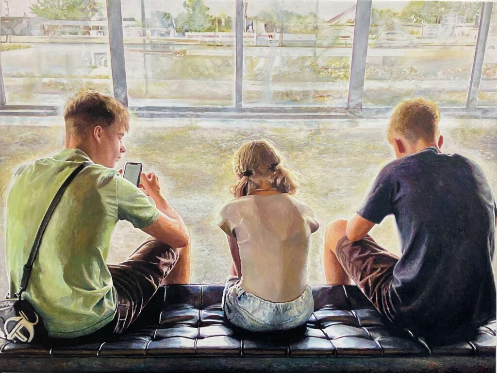 © Lukas Salzmann (1960): Siblings, 2024, http://www.lukassalzmann.ch/galerie.html