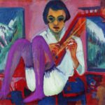 Ernst Ludwig Kirchner (1880–1938) Mandolinistin, 1921 Öl auf Leinwand, 90.00 x 120.00 cm Kirchner Museum Davos, Schenkung Nachlass Ernst Ludwig Kirchner 1990 Foto © Stephan Bösch