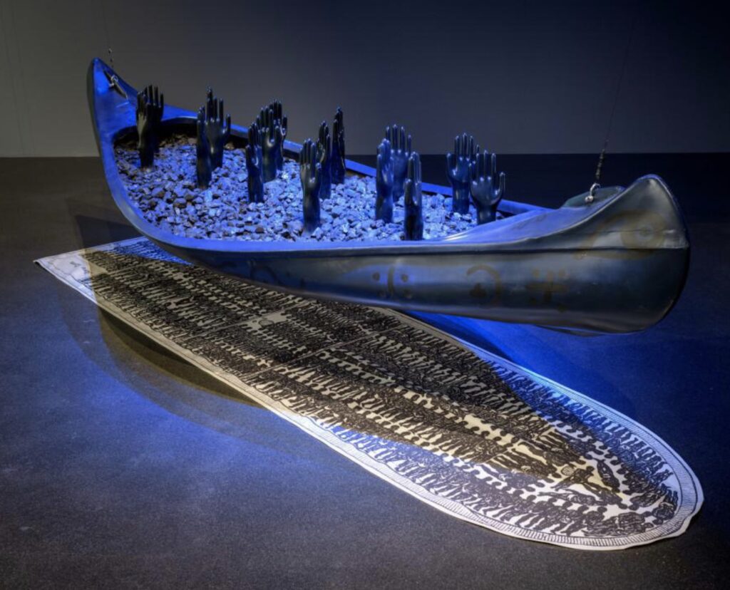 Ausstellungsansicht Betye Saar. Serious Moonlight, Kunstmuseum Luzern, 2023, Foto/ Marc Latzel