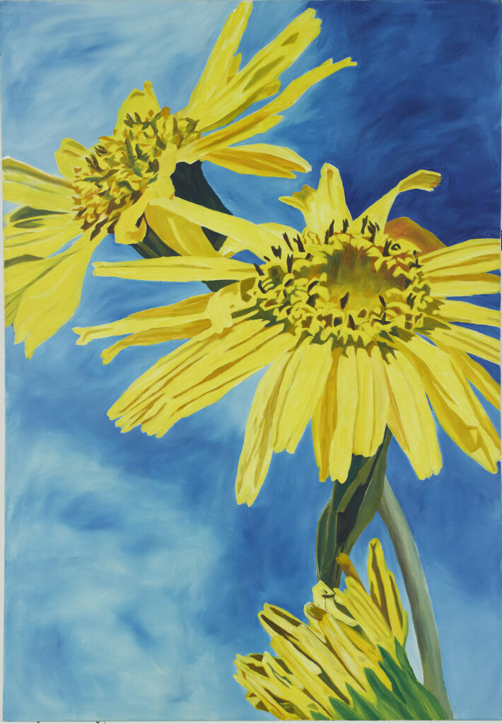Anne Loch AL 206, 1987 Acryl auf Nessel 200 × 140 cm Privatsammlung Foto: Dominique Uldry, Bern