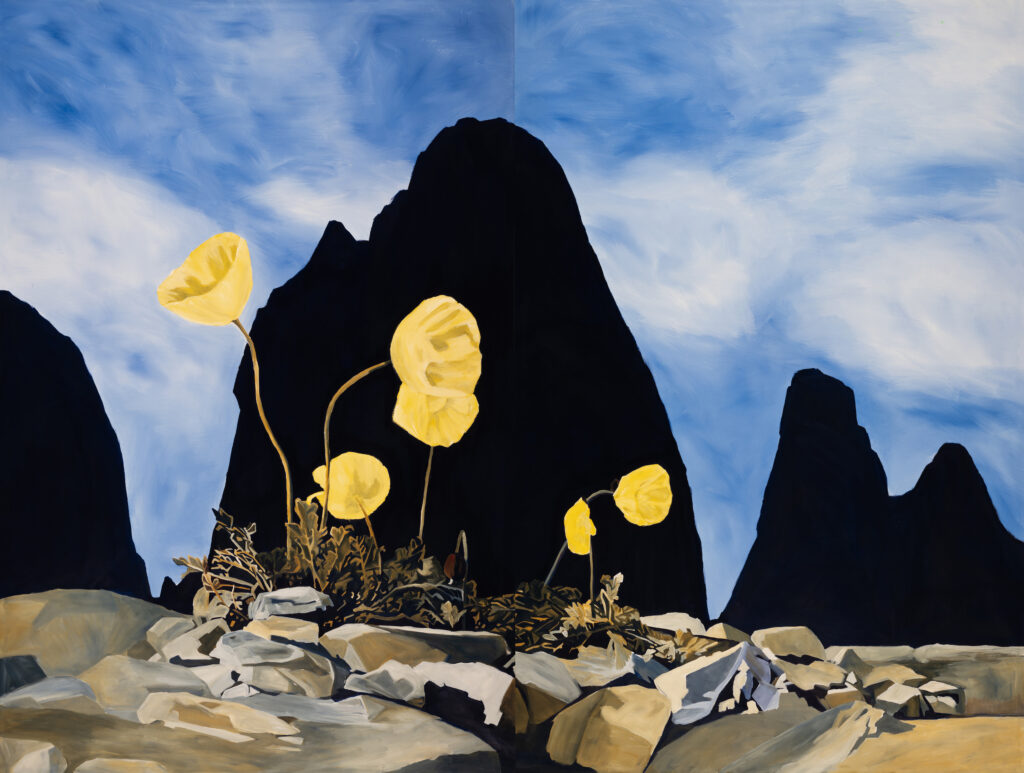 Anne Loch AL 235, 1987 Acryl auf Nessel 280 × 370 cm (2-teilig) Nachlass Anne Loch Foto: Dominique Uldry, Bern