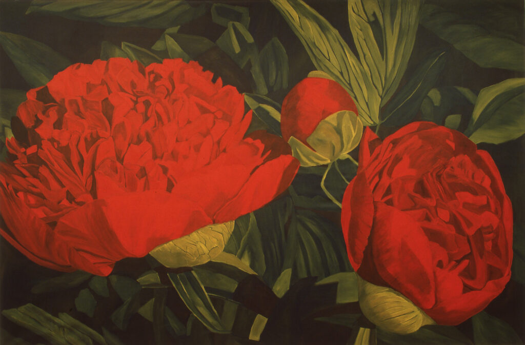 Anne Loch AL 256, 1988 Acryl auf Leinwand 185 × 280 cm Privatsammlung. Courtesy Galerie Friedrich, Bern/Basel Foto: Dominique Uldry, Bern