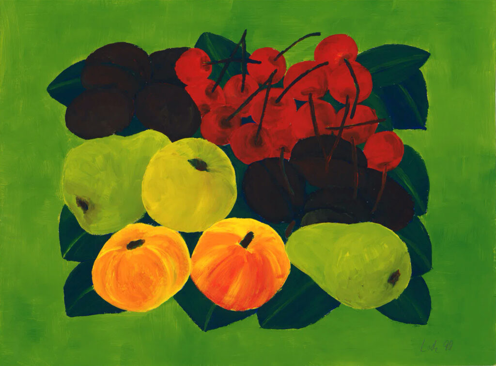 Anne Loch AL 356, 1990 Gouache auf Karton 30 × 40 cm Privatsammlung Foto: Dominique Uldry, Bern