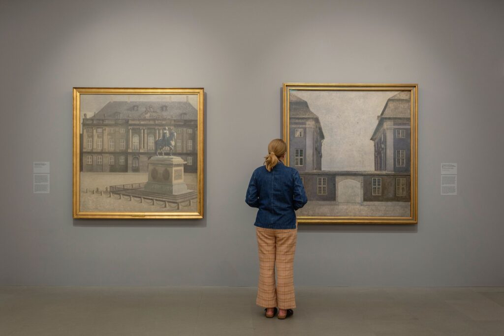 Ausstellungsansicht «Vilhelm Hammershøi. Maler des stillen Klangs», Kunsthaus Zürich, 2026 - Foto: Franca Candrian, Kunsthaus Zürich