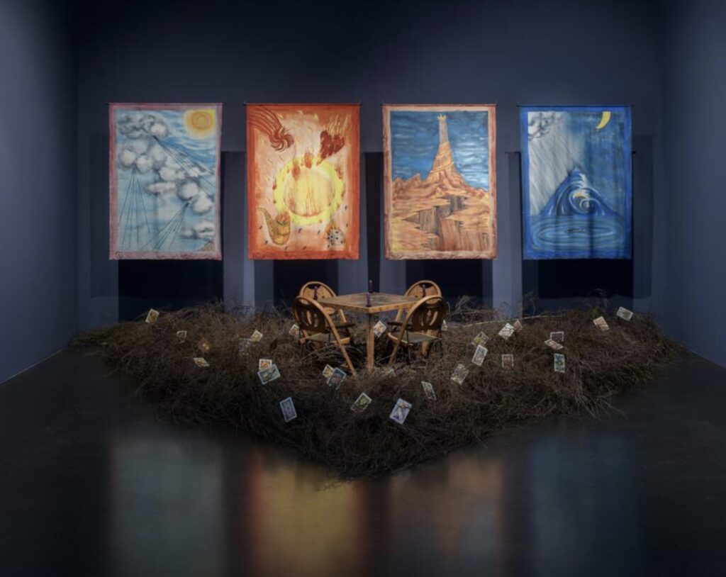 Ausstellungsansicht Betye Saar. Serious Moonlight, Kunstmuseum Luzern, 2023, Foto/ Marc Latzel