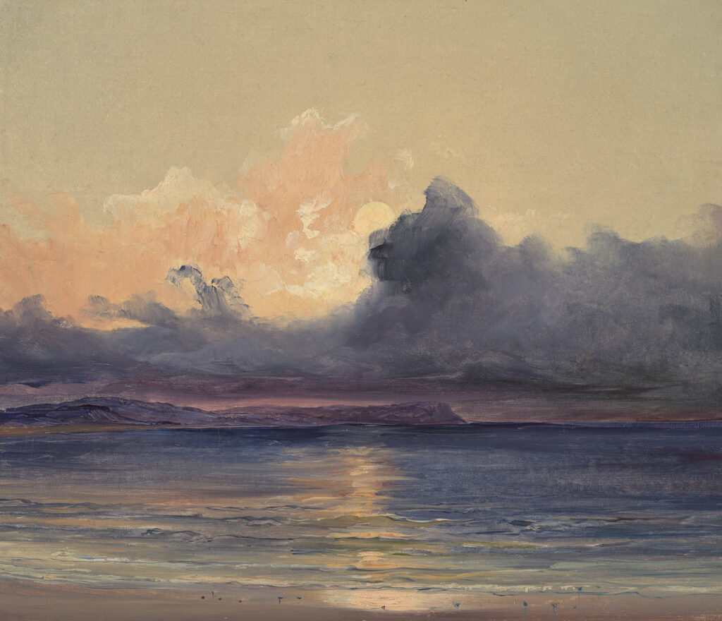 Carl Blechen, Meeresstudie, 1829, Öl auf Papier auf Leinwand, 24 x 27.5 cm, Kunst Museum Winterthur, Stiftung Oskar Reinhart