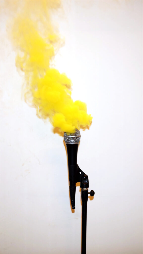 Andreas Brunner, Enfumer le vide, 2023, 4-Kanal-Videoinstallation, 60 Min., variable Dimensionen, Courtesy of the artist