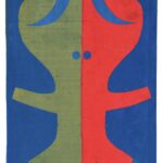 © Heidi Bucher, Ohne Titel (Seidencollage auf Karton), ca. 1958, Nachlass Heidi Bucher - Foto: Studio Heidi Bucher
