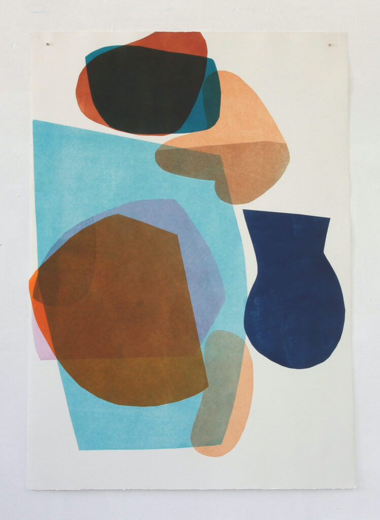 Katrin Hotz skip, 2024 Kupferdruck auf Büttenpapier, 70 cm, 70 x 50 cm, Unikat, Druck: Atelier de re, Moutier / Residenz Turbo Press, Biel/Bienne ©Katrin Hotz