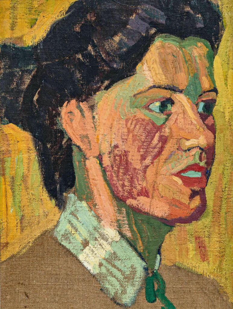Selbstporträt von Helene Roth aus Wangen a.A.