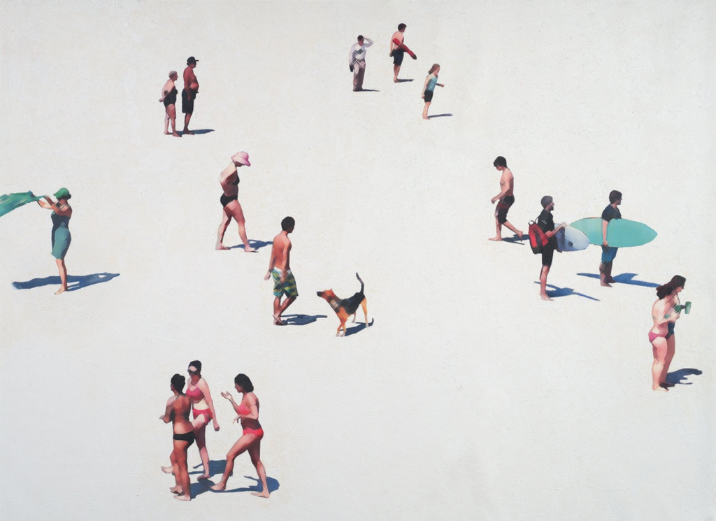 © Urs Stooss, «Deerfield», 2026, Pigmentdruck und Acryl auf Leinwand, 90 x 130 cm