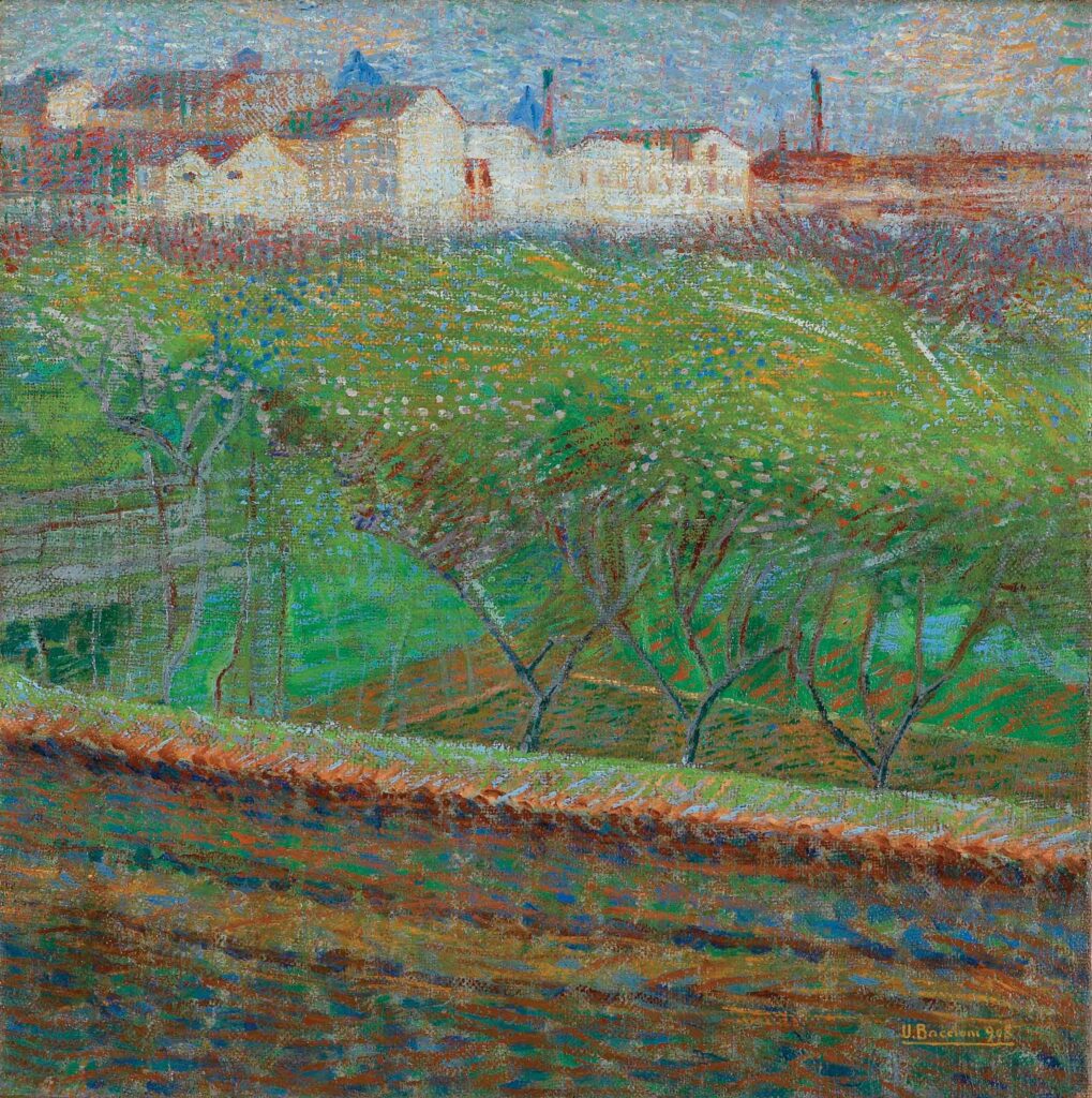 Umberto Boccioni, Sera d’aprile, 1908, Olio su tela, Museo d’arte della Svizzera italiana, Lugano, Donazione Chiattone