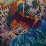 Umberto Boccioni, Visioni simultanee, 1911, Olio su tela, Von der Heydt-Museums Wuppertal