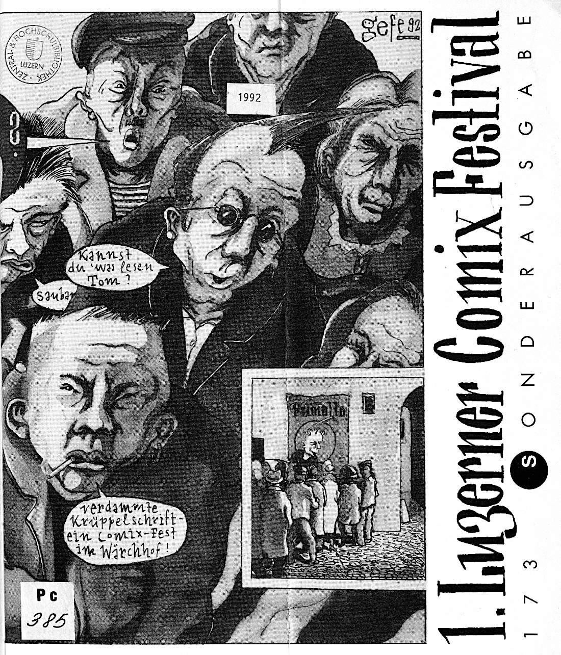 1. Luzerner Comix Festival, 1992, https://zentralgut.ch/fullscreen/9914826036605505_1992/1/