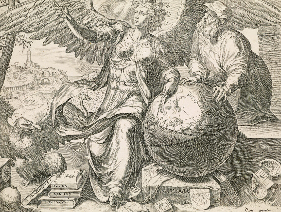 Cornelius Cort (1533 –1578), Stecher, nach Frans Floris (1516 / 20 –1570, Die sieben freien Künste: Astrologie, Mitte 17. Jahrhundert, Museum zu Allerheiligen Schaffhausen, Foto: Ivan Ivic