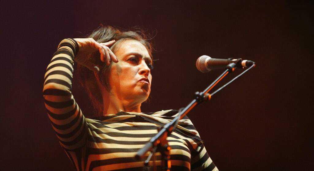 Catherine Ringer (Less Rita Mitsouko), 2007 - Foto: Rama, https://commons.wikimedia.org/wiki/User:Rama - Lizenz: https://creativecommons.org/licenses/by-sa/2.0/fr/deed.en - Datei: https://commons.wikimedia.org/wiki/File:Les_Rita_Mitsouko_f7122439.jpg