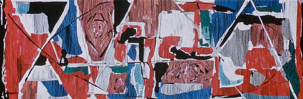 © Lissy Funk, Der geheime Fisch, 85 x 600 cm, Tapisserie, 1965