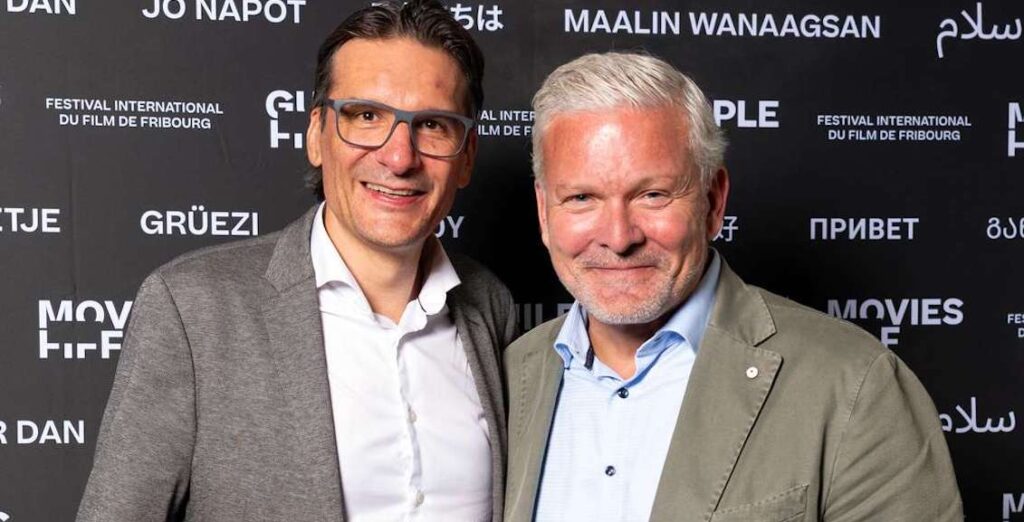 Bild: Mathieu Fleury (rechts) und Gerhard Andrey - Foto: © FIFF / Thomas Delley