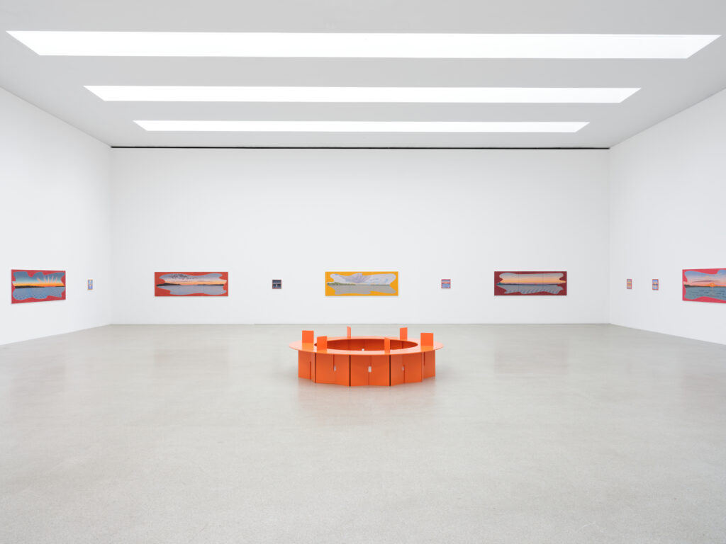 Caroline Bachmann, «Le lac et le soleil», Ausstellungsansicht KBCB 2026, Foto: Lea Kunz