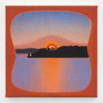 Caroline Bachmann, An American Lake Dernier soleil, 2026 Courtesy the artist, Galerie Gregor Staiger, Zurich/Milan, and Meyer Riegger; Foto Oliver Roura