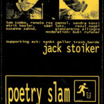 Bild: Flyer des ersten Slams in St.Gallen, 2000 - Bild: https://poetryslam.ch/blog/ein-slam-archiv-fuer-die-ewigkeit/