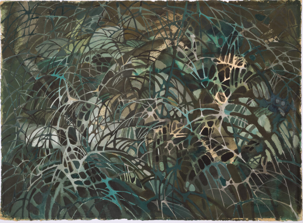 Roberto Burle Marx Mangue [Mangrove], 1964 Gouache und Tusche auf Papier 56,5 x 76,5 cm Acervo Instituto Burle Marx © Roberto Burle Marx
