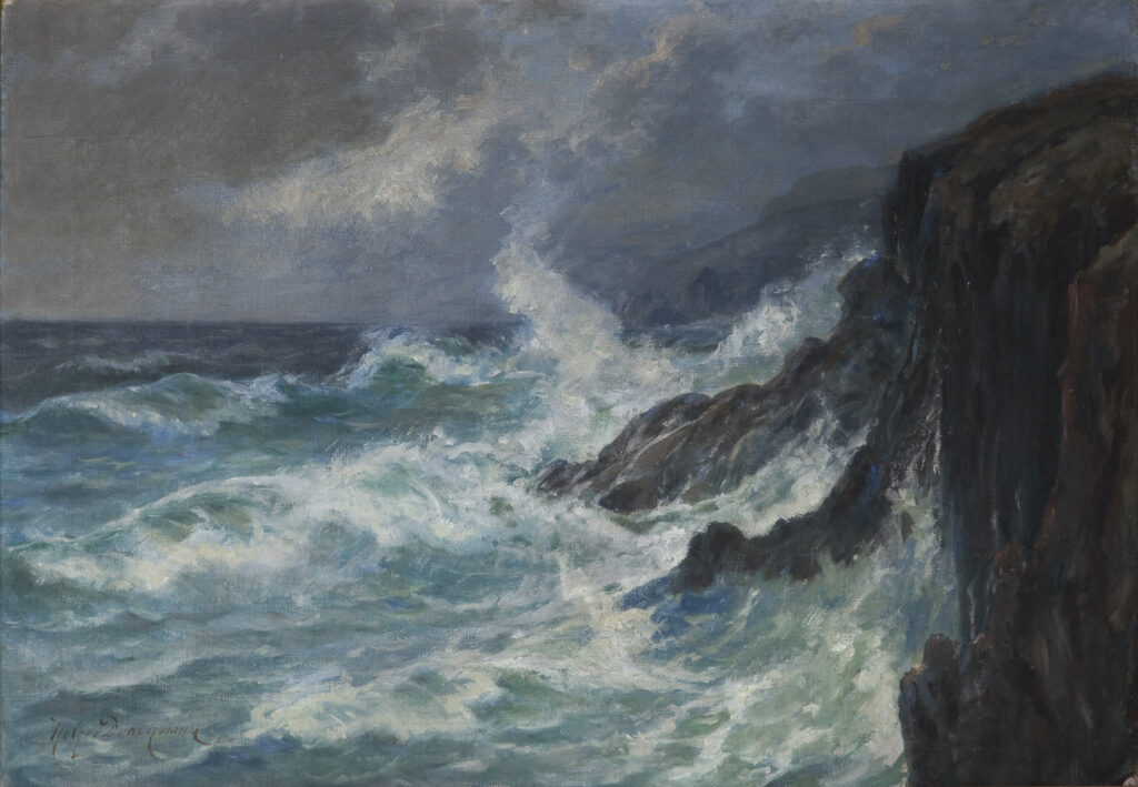 Holger Drachmann Klippenküste, o. D. Öl auf Leinwand 47 × 66,5 cm Skagens Museum