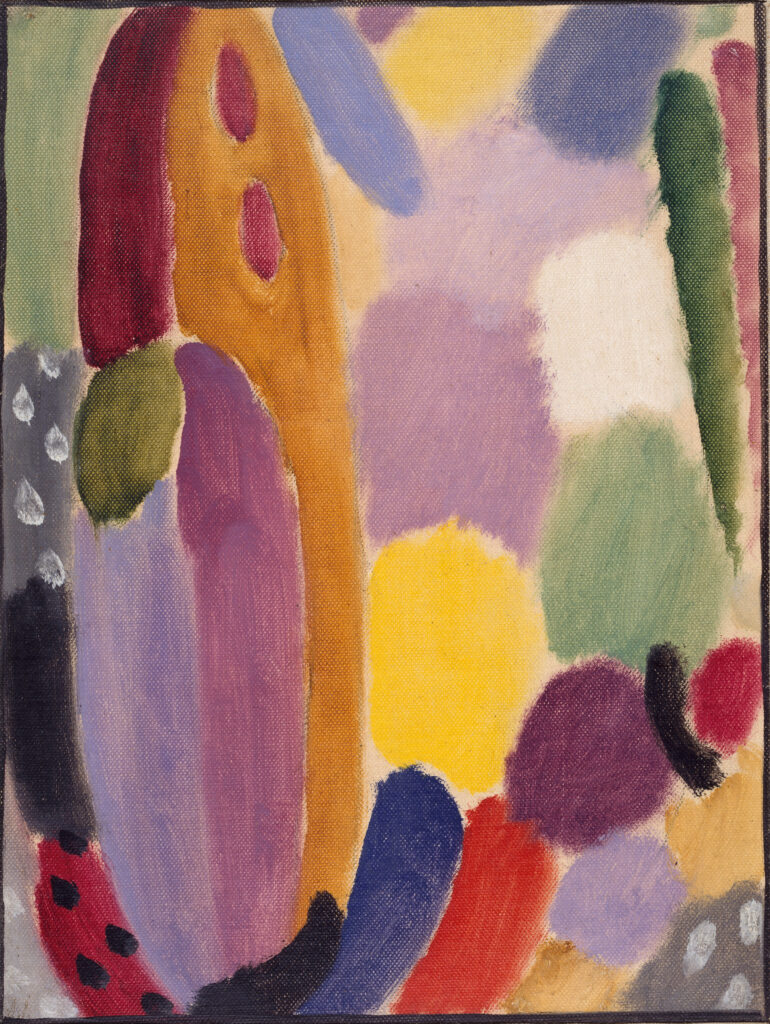 Alexej von Jawlensky Variation: Herbstlicht, 1919 Öl auf Karton mit Leinenstruktur 52,6 × 42,8 cm Kunstmuseum Bern, Schenkung Livia Klee, Bern, 2001 Foto: Kunstmuseum Bern