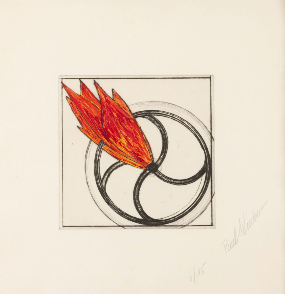 Paul Wiedmer, Feuerbild © Museum für Kunst und Geschichte Freiburg / Francesco Ragusa