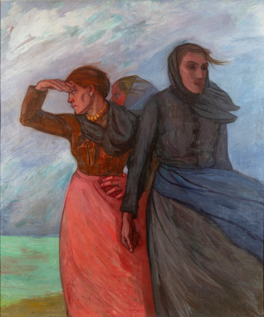 Käte Lassen Drei Frauen am Strande, 1909 Öl auf Leinwand 168 × 140 cm Museumsberg Flensburg Foto: Museumsberg Flensburg