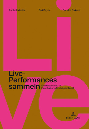 Buchcover «Live-Performances sammeln»