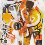 Image: "Ted Joans, Bird & Basquiat Lives!, 1998. Acrylique, encre, graphite, collage, agrafes et colle sur support et cadre trouvé, 116,7 x 91,4 cm. Courtesy The Estate of Ted Joans. © The Estate of Ted Joans. Photo: Meridian Fine Art Joseph Wilhelm