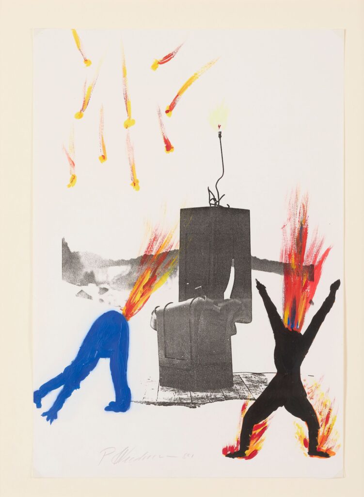 Paul Wiedmer, Feuerbild © Museum für Kunst und Geschichte Freiburg / Francesco Ragusa