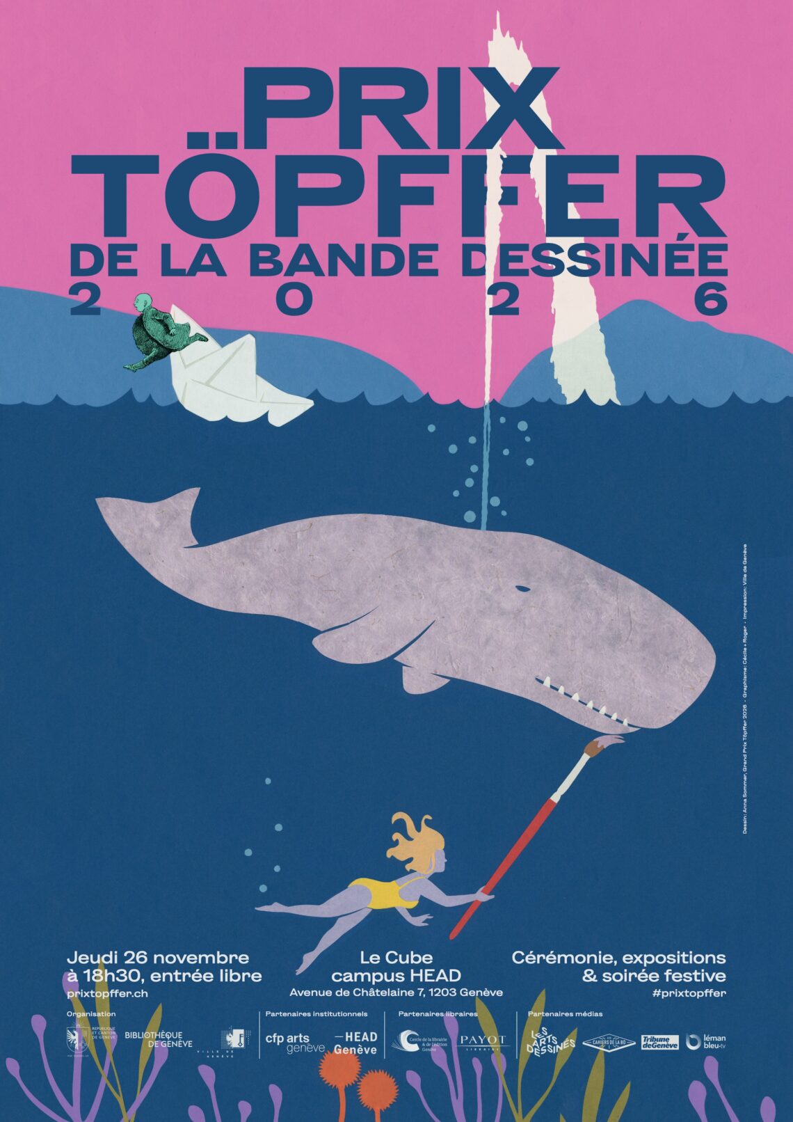Affiche Prix Töpffer Genève 2026
