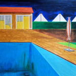 Image: © Marie Onillon, Sans titre, 2026. Posca, néo-pastel, crayon de couleur sur papier, 26 x 34 cm
