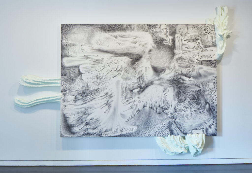 Werk von Heiko Blankenstein - Foto: © Kaspar Ruoff, https://www.kunstimtrudelhaus.ch/2026/A61/ausstellung-ufern.html